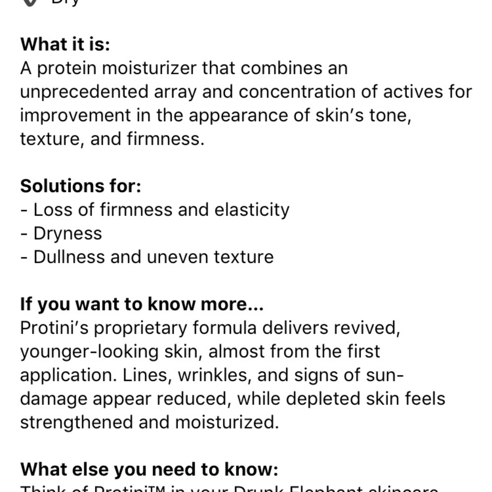 Drunk elephant moisturizer